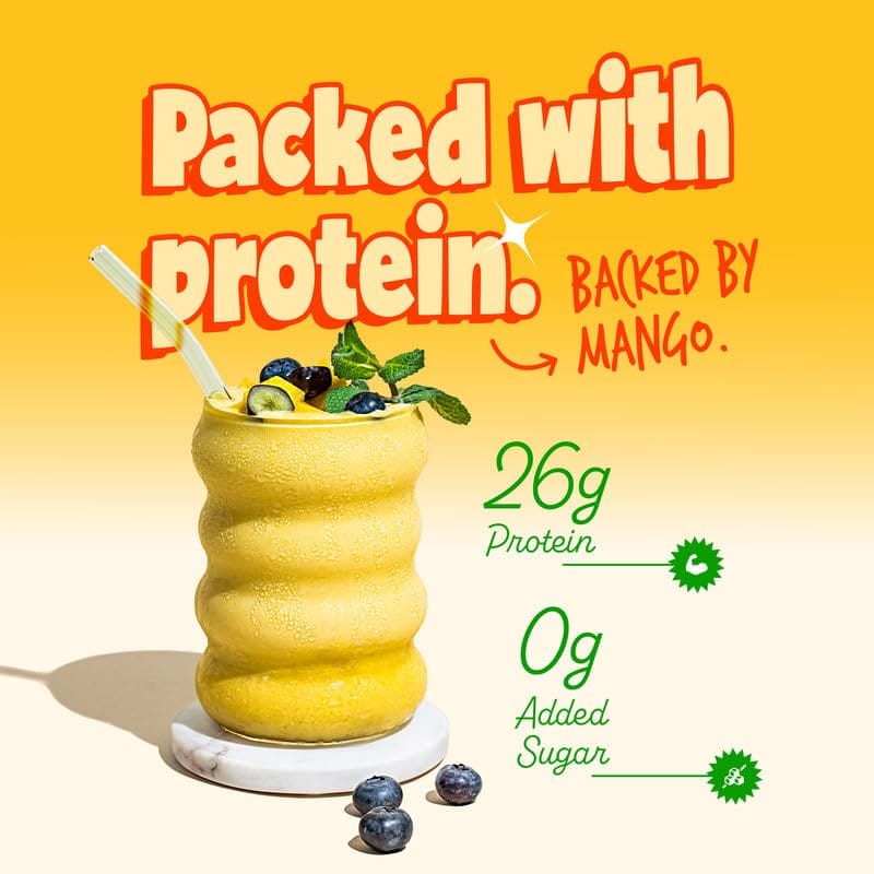 Yogabar 26g Mango Rizz Protein Shake,250Ml | Goodness of Protein ...