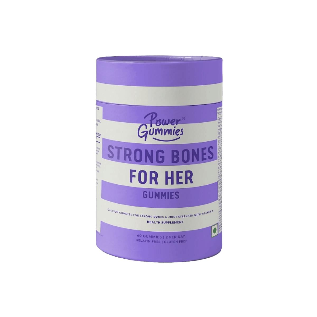 Power Gummies Strong Bones for Her Vitamin D3 & Calcium with Strawberry Flavour 60 gummies-picture-14