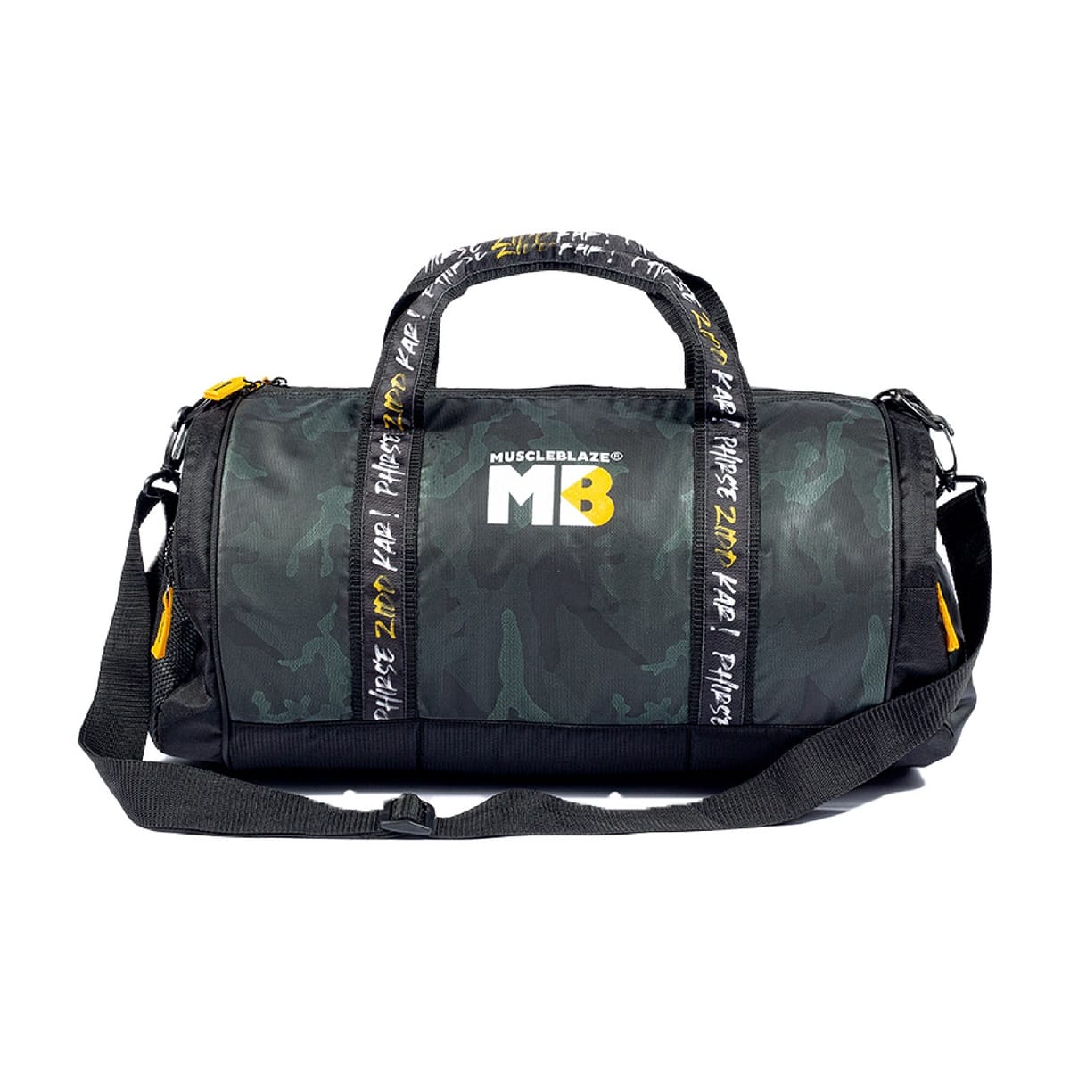 MuscleBlaze Gym Bag (Phirse Zidd Kar) Duffle Bag (Camo, 30L) | For Men and Women | Sports Bag-picture-34