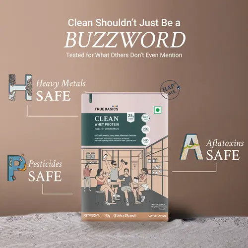 Truebasics Sticker Pack TrueBasics Clean Whey Protein Powder Isolate & Concentrate Blend ...