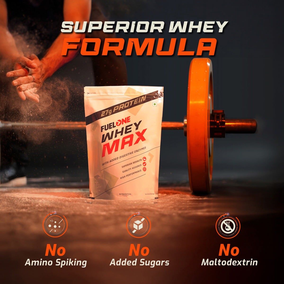Fuel One Whey Protein Max Pouch Pack, Whey Protein Concentrate & Whey ...