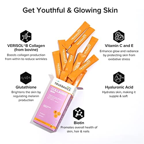 TrueBasics Collagen Beauty, 30 Piece (s)/Pack, (Orange)