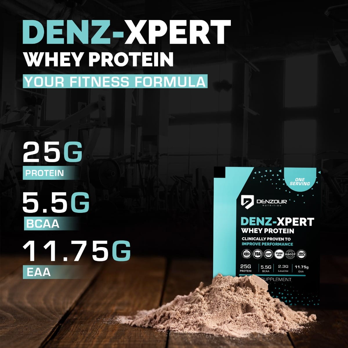 DENZOUR NUTRITION Denz Xpert Whey Protein Powder | Easy Digesting ...