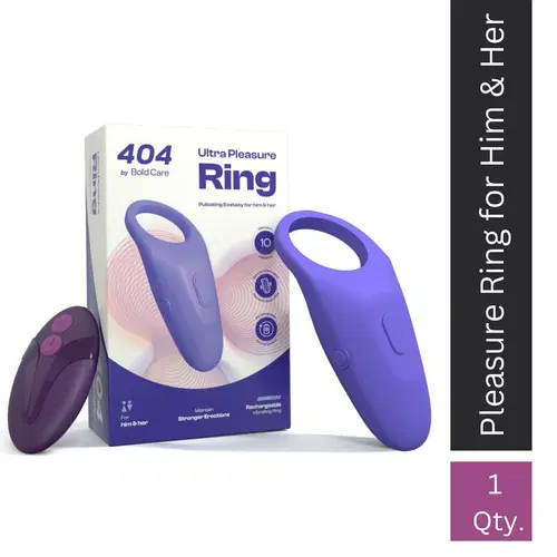 Bold Care Ultra Pleasure Ring | Rechargeable Vibrating Ring for Him & Her | Remote-Controlled | 10 unique vibrating modes | Easy to Use | Compatible with Condoms & Lubes Bold Care Ultra Pleasure Ring | Rechargeable Vibrating Ring for Him & Her | Remote-Controlled | 10 unique vibrating modes | Easy to Use | Compatible with Condoms & Lubes