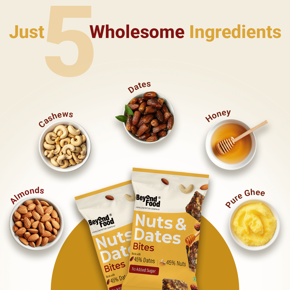 Beyond Food Nuts & Dates Bites (Pack of 12)