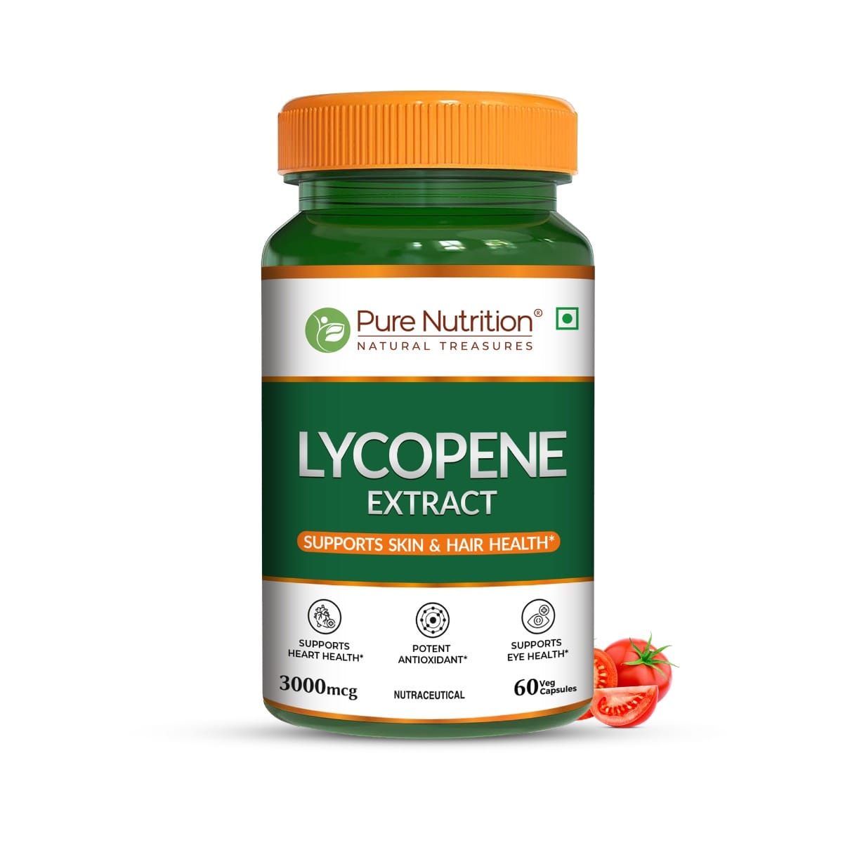 Pure Nutrition Lycopene 3000 mcg – 60 Plant-Based Vegetarian Capsules |Strong Antioxidant Blend Supporting Skin, Hair, Heart, Prostate & Daily Cellular Wellbeing-image-11
