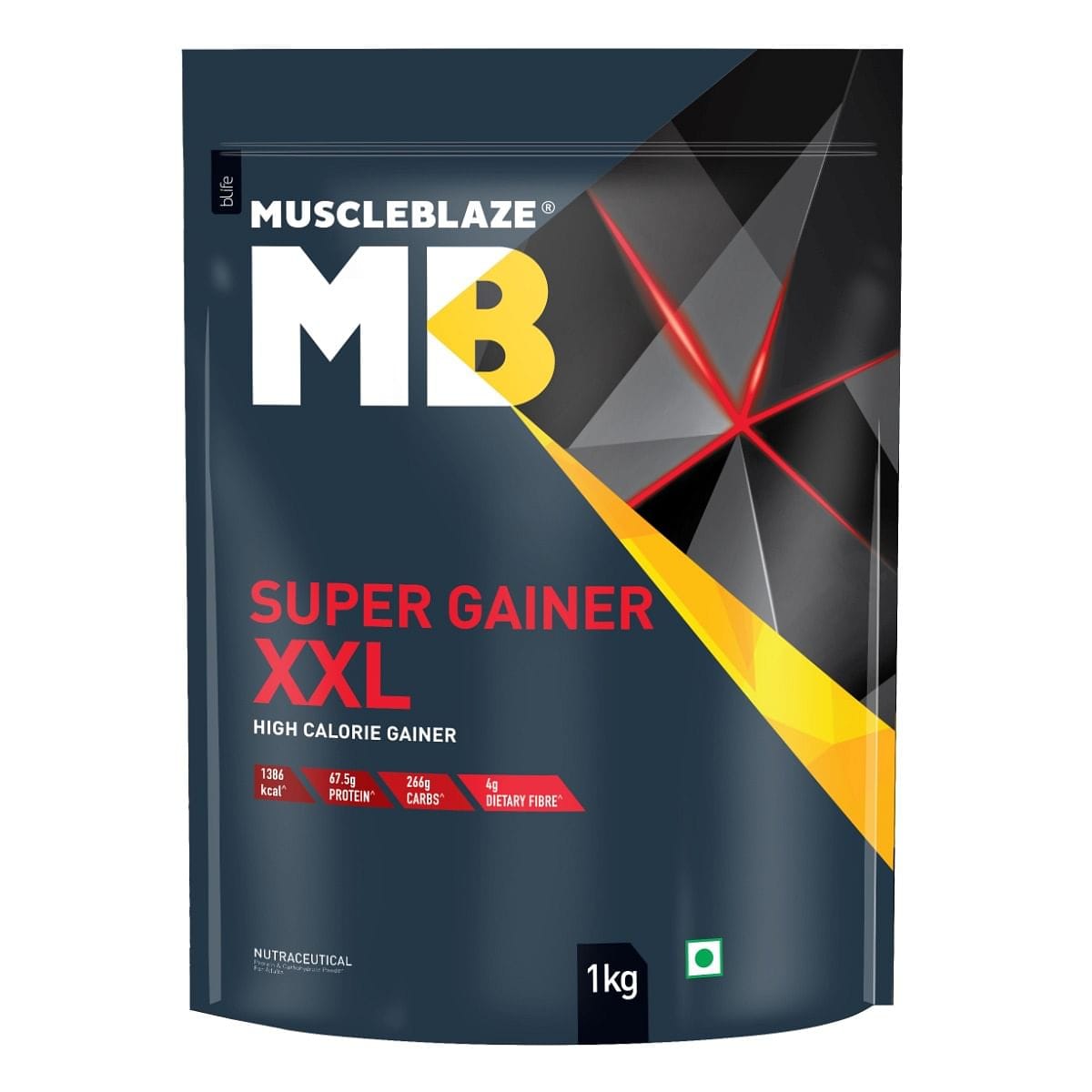 MuscleBlaze MB Super Gainer XXL | Chocolate Bliss Flavour | Muscle Mass Gain Combo Pack