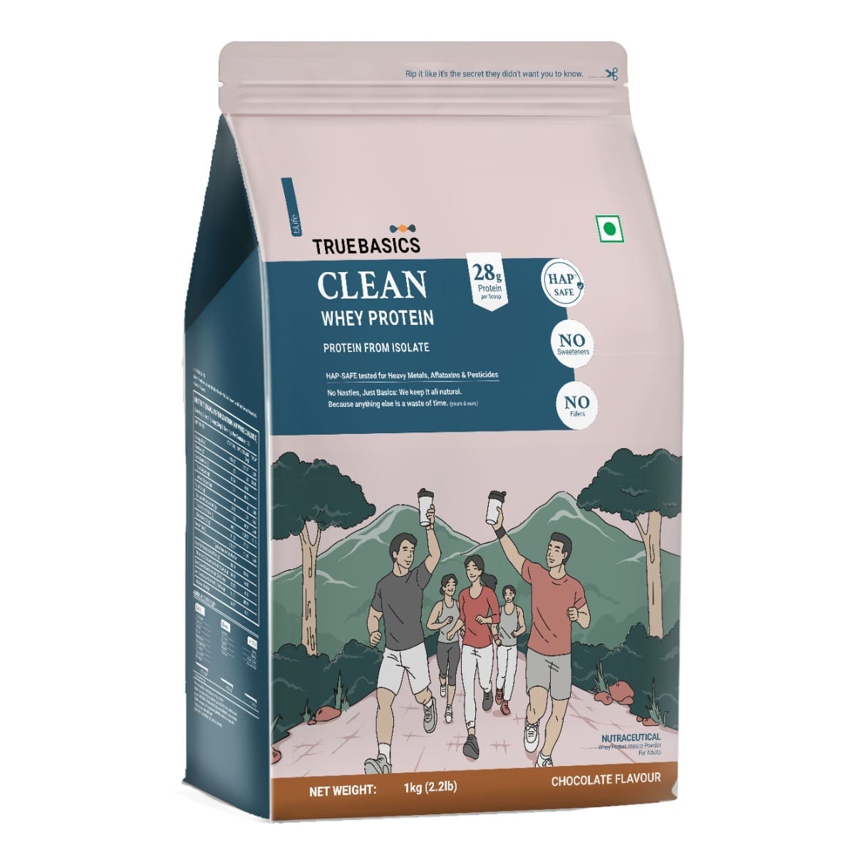 TrueBasics Clean Whey 100% Protein Isolate Powder | 28g Protein per Scoop-picture-18
