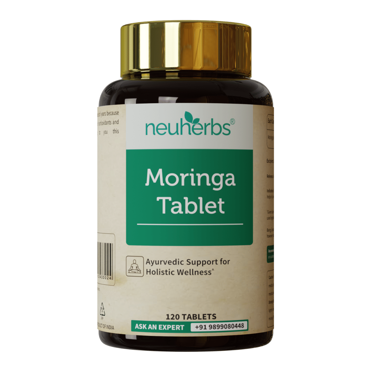 Neuherbs Moringa 1000mg - 120 Tablets |Supports Energy, Immunity, Digestion & Heart Wellness-picture-10