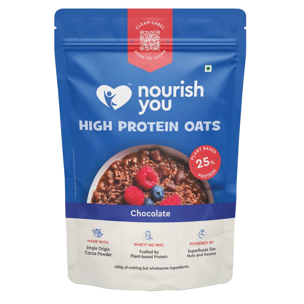 Nourish You High Protein Oats Chocolate 400g