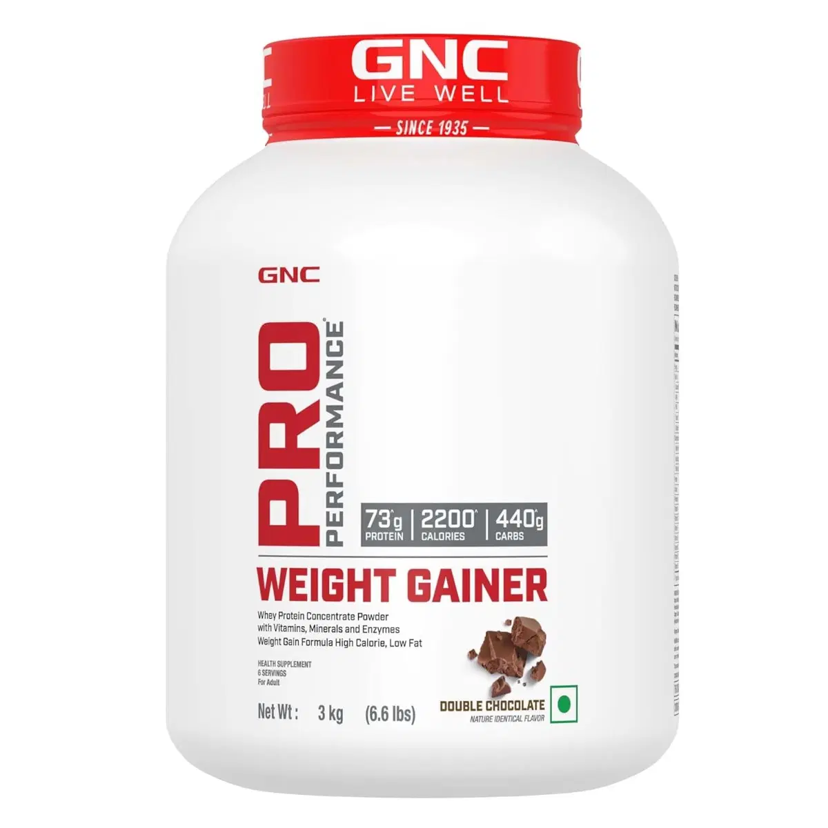 GNC Pro Performance Weight Gainer 3kg Double Chocolate - Image 2