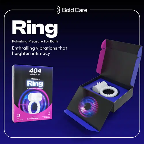 Bold Care Pleasure Ring | Vibrating Ring for Him & Her | Enhances Pleasure & Intimate Experiences | Easy to Use | Compatible with Condoms & Lubes | Lasts up to 60 minutes Bold Care Pleasure Ring | Vibrating Ring for Him & Her | Enhances Pleasure & Intimate Experiences | Easy to Use | Compatible with Condoms & Lubes | Lasts up to 60 minutes