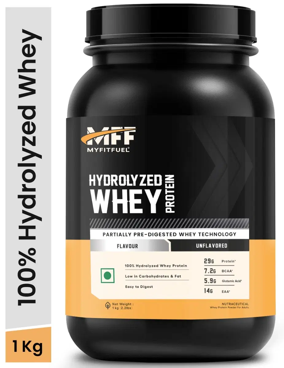 MyFitFuel Hydrolyzed Whey Protein Powder | 1 Kg, 30 Servings ...