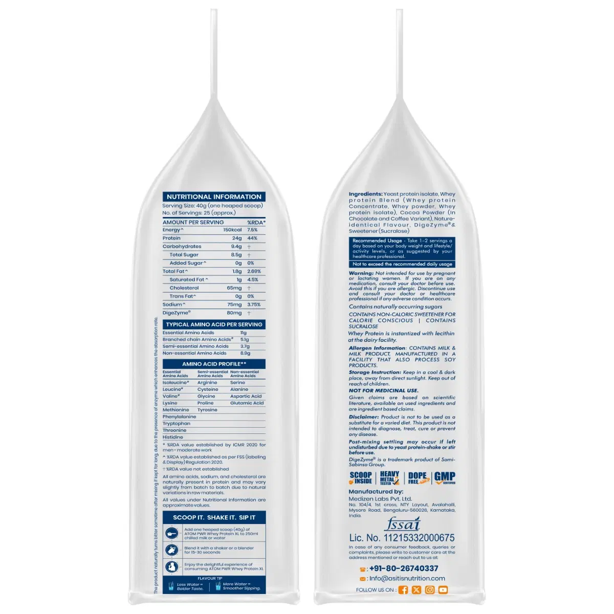 AS-IT-IS ATOM PWR Whey XL 24g 1kg - Image 3