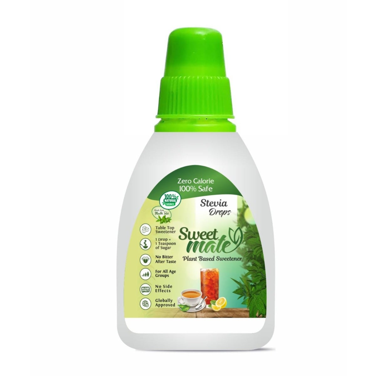 Sweetmate Stevia Drops 200 Drops Per Pack Plant Based Sweetener Zero ...