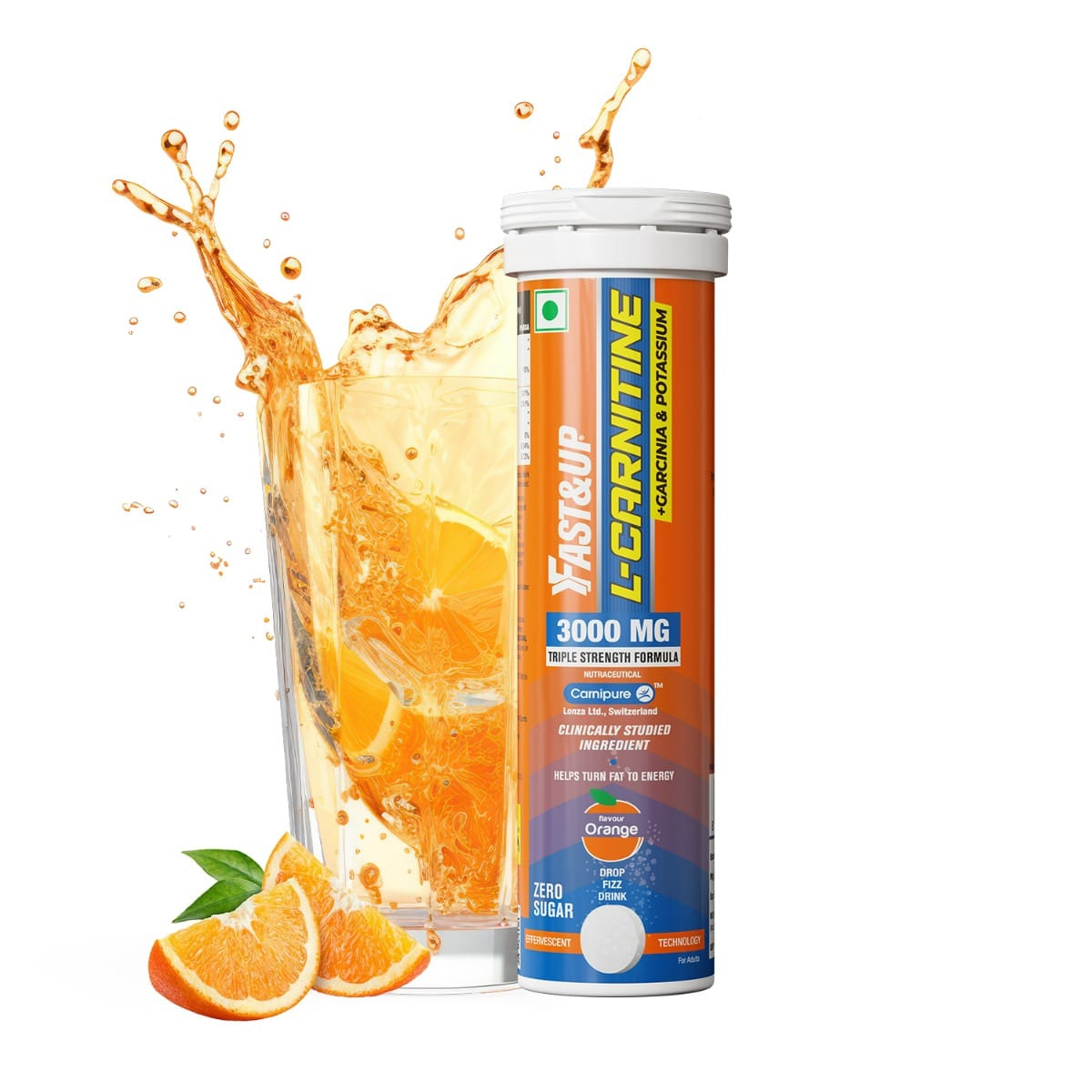 Fast&Up L-CARNITINE 3000 MG - Helps convert fat into energy, ADVANCED TRIPLE ACTION FORMULA, Carnipure™ Carnitine with added Garcinia cambogia and Potassium-image-18