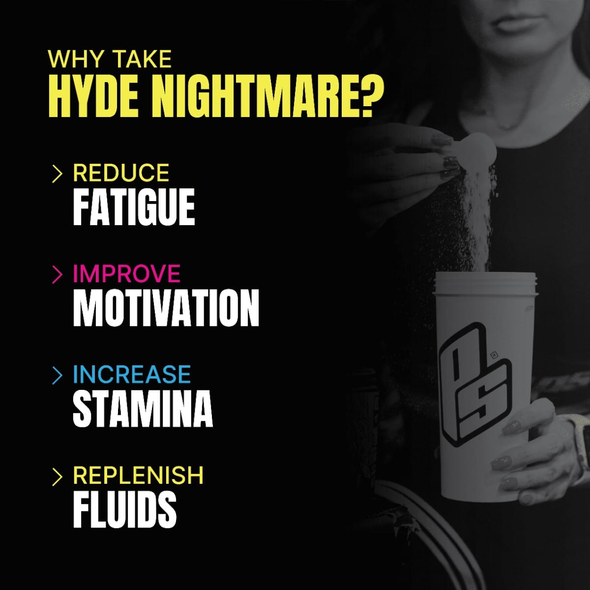 Prosupps HYDE Nightmare Intense Energy Pre Workout [30 Servings ...