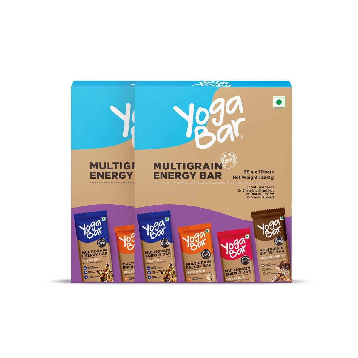 Yogabar Multigrain Energy Bar |Healthy with Fruits, Nuts, Oats and Millets|Crunchy Granola Bars|Packed with Chia and Sunflower Seeds-image-25
