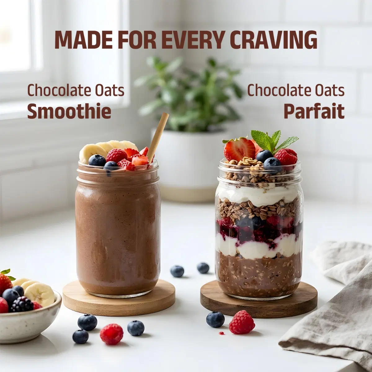 Pintola 26g Dark Chocolate Protein Oats 400g - Image 6