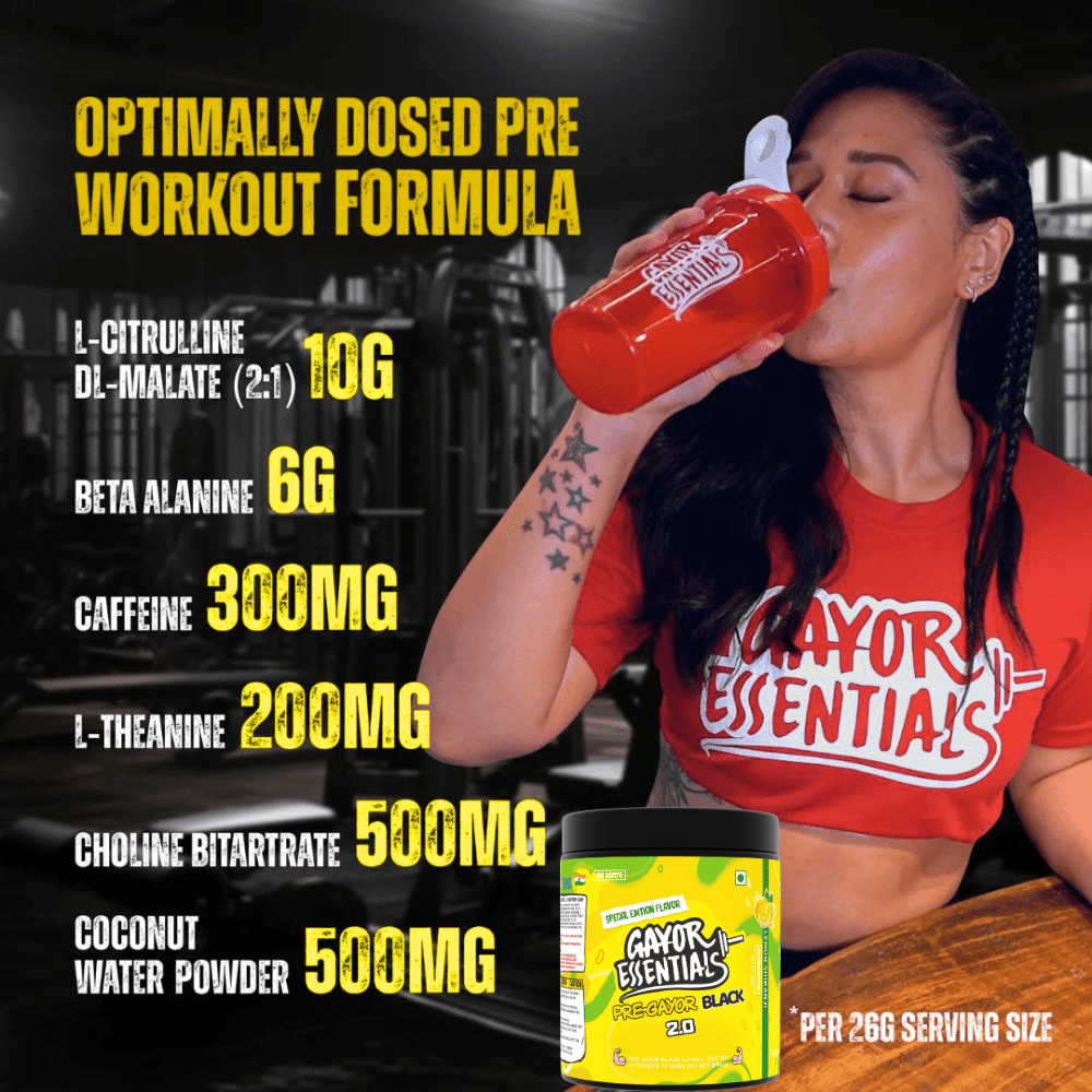 Gayor Essentials Pre Gayor Black 2.0 Optimally Dosed Advanced Pre ...