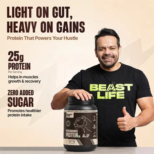 Beast Protien BeastLife Performance Protein Powder | For Muscle Growth | 5.64g BCAA ...
