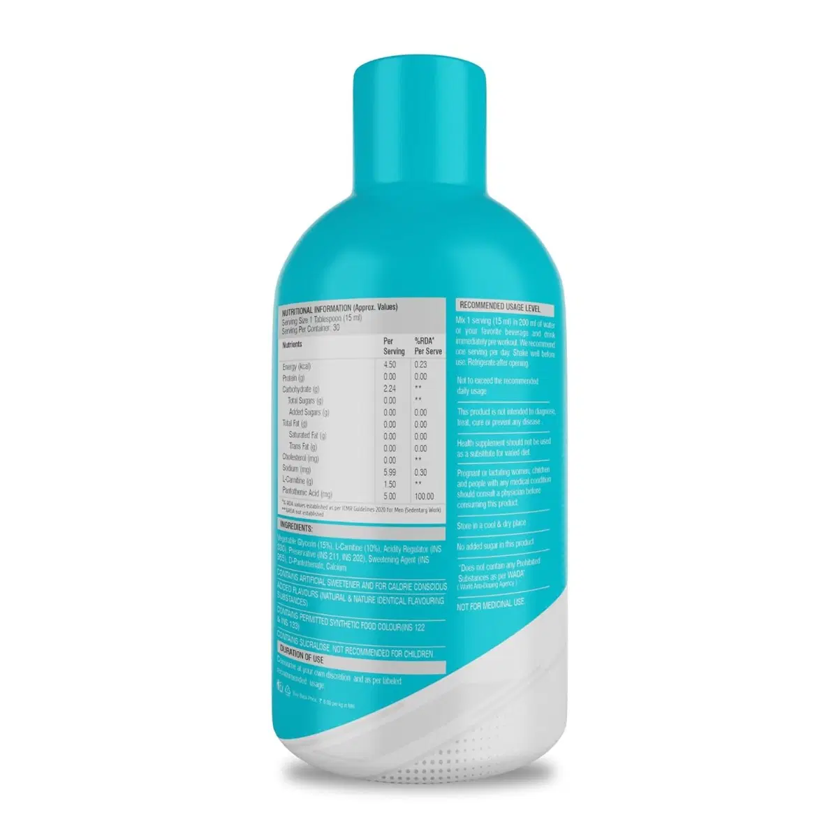 healthfarm l carnitine HF Series Liquid L Carnitine 1500 mg, Burns Fat For Energy (450 ml Citrus  Splash)