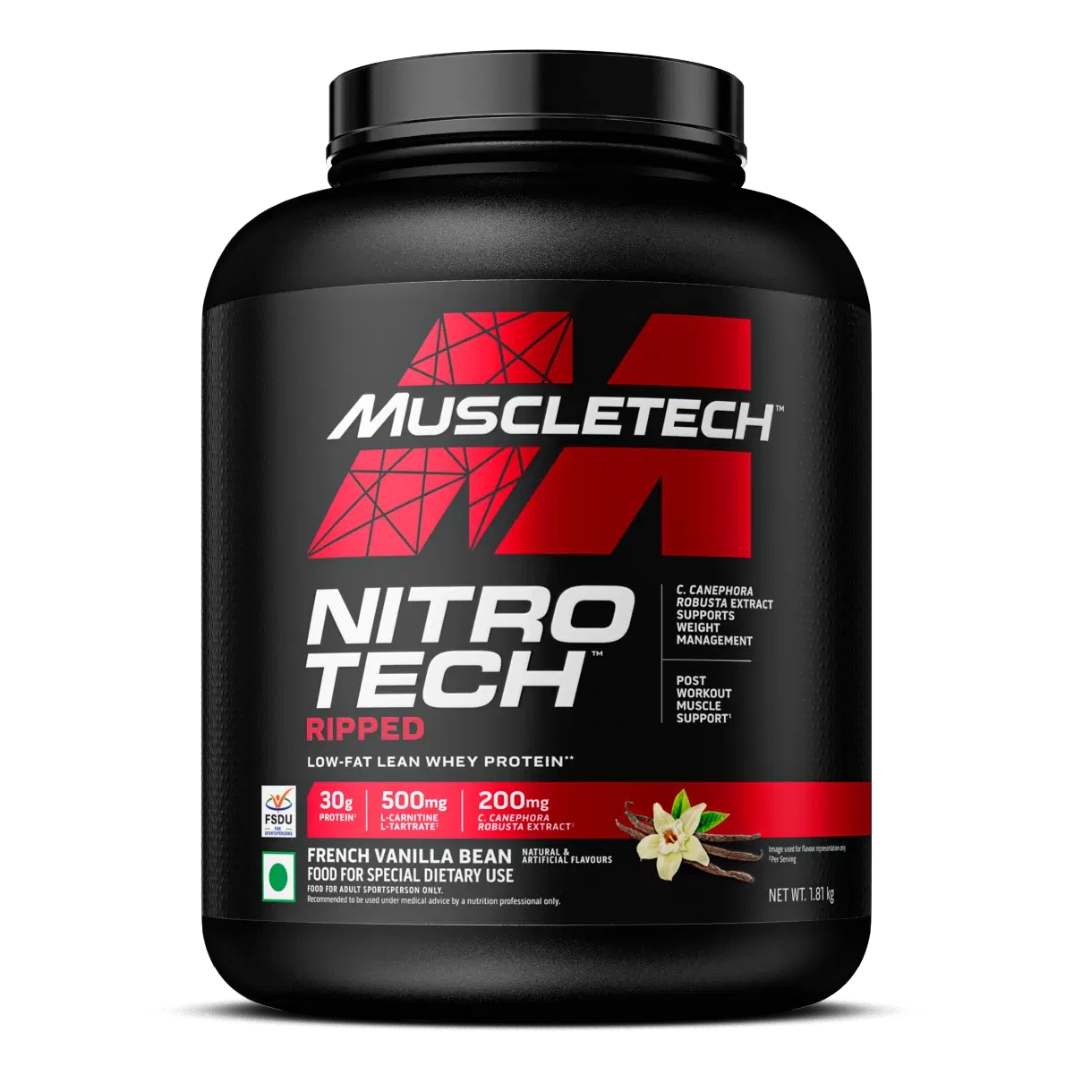 MuscleTech Performance Series Nitro Tech Ripped|30g Protein|Protein ...