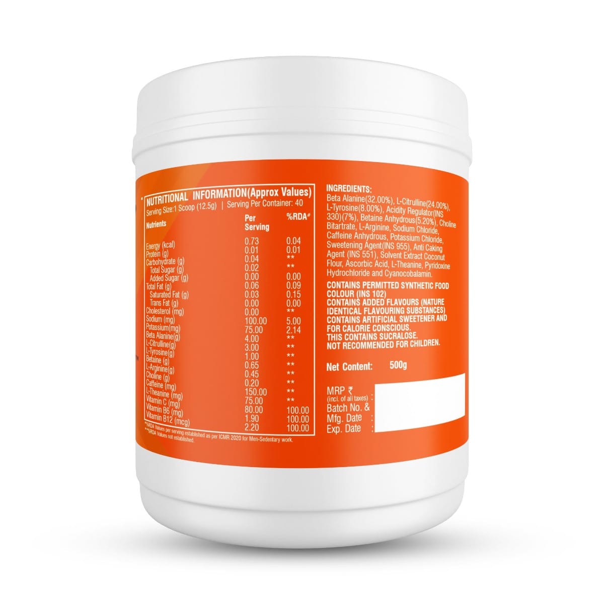 Healthfarm Thpre X Pre Workout Powder | Sports Nutrition Supplement for ...