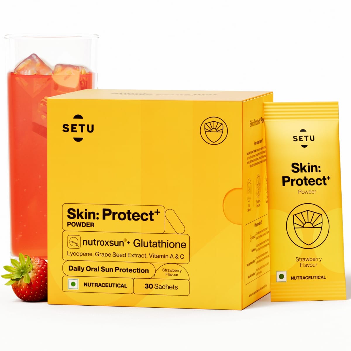 glutathione sun protection Setu Skin Protect First Drinkable Sunshield with Plant Based NutroxSunÂ® & for Advanced تفتيح لون البشرة glutathione tylenol and depletion Face cream Program:8 Week Skin and Tissue Optimization