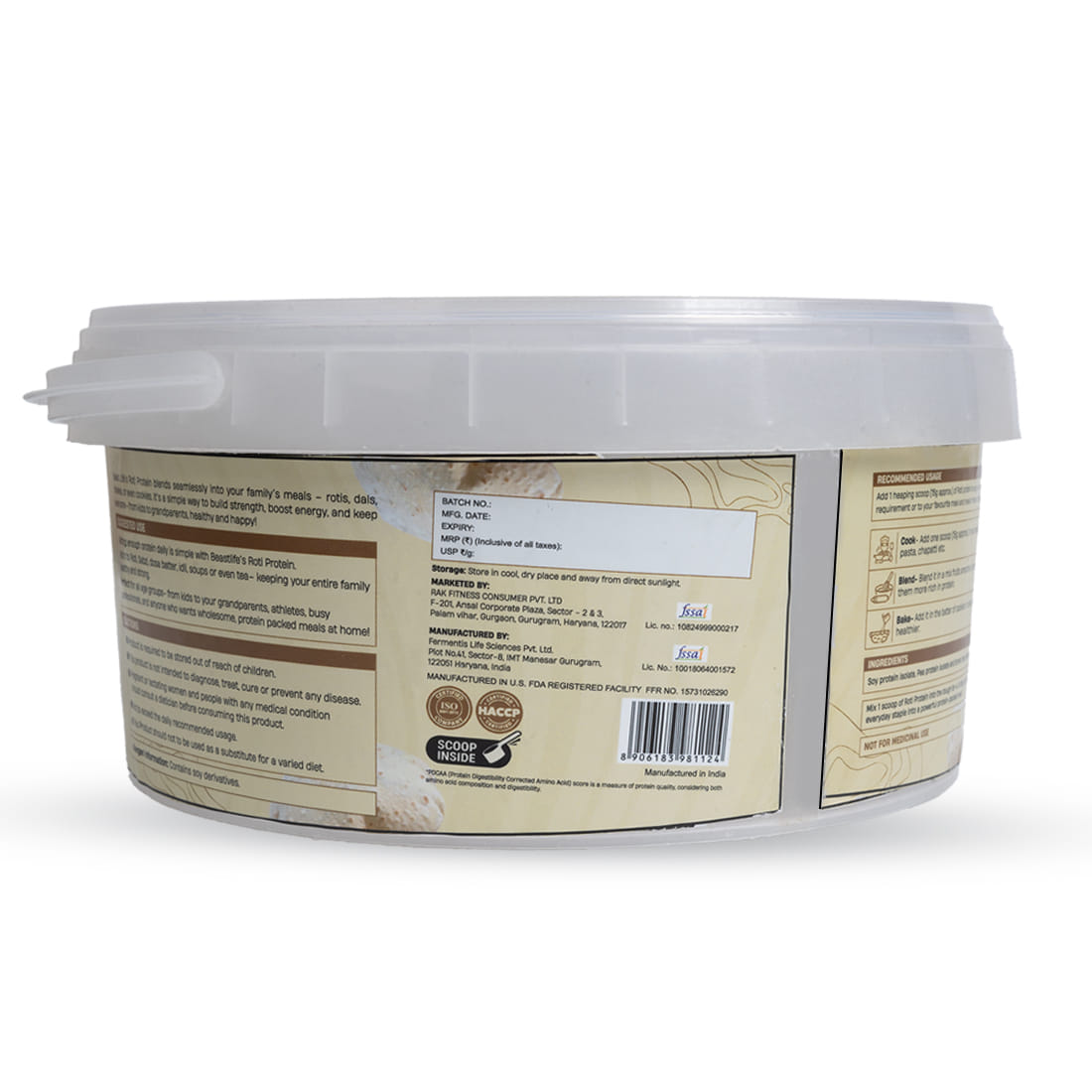 BeastLife Roti Protein | Make Rotiâ€™s Protein Rich | Clean, Plant ...