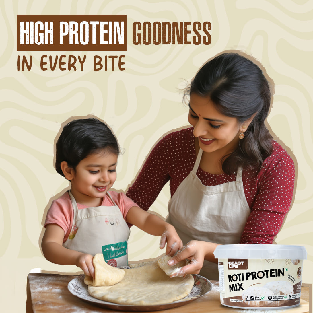 BeastLife Roti Protein | Make Rotiâ€™s Protein Rich | Clean, Plant ...