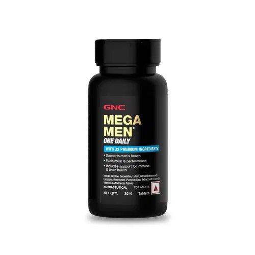 GNC Mega Men One Daily Multivitamin for Men – 30 Tablets