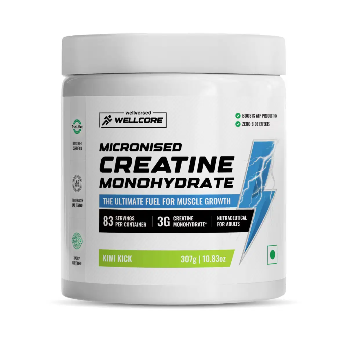 Wellcore Pure Micronised Creatine Powder 307g - Image 1