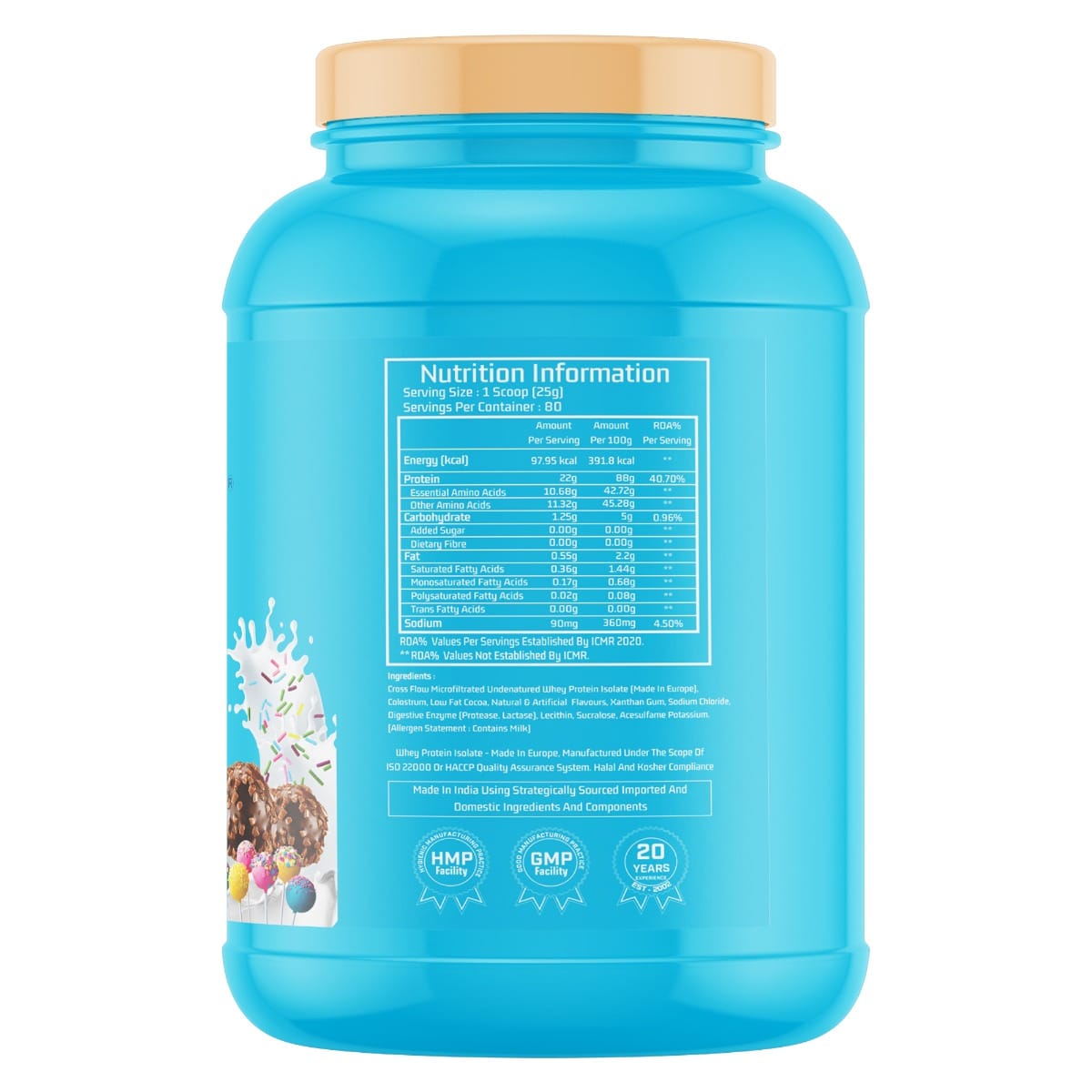 MYFITNESS Â® iWHEY H2O 80 Servings | Whey Protein Isolate | 88% Premium ...