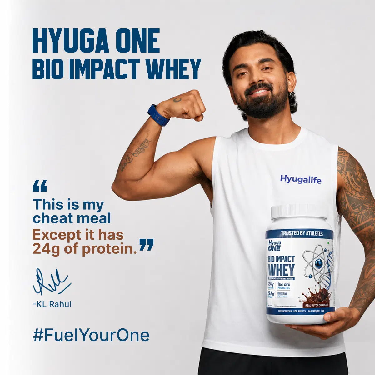 Hyuga One Bio Impact Whey Blend 1kg 24 g - Image 2