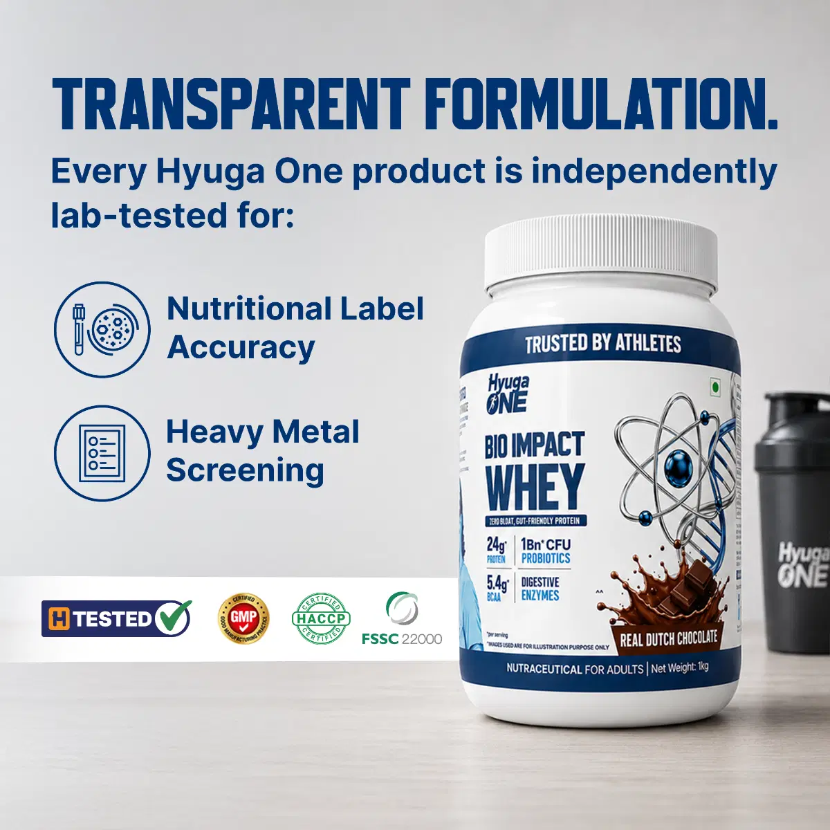 Hyuga One Bio Impact Whey Blend 1kg 24 g - Image 6