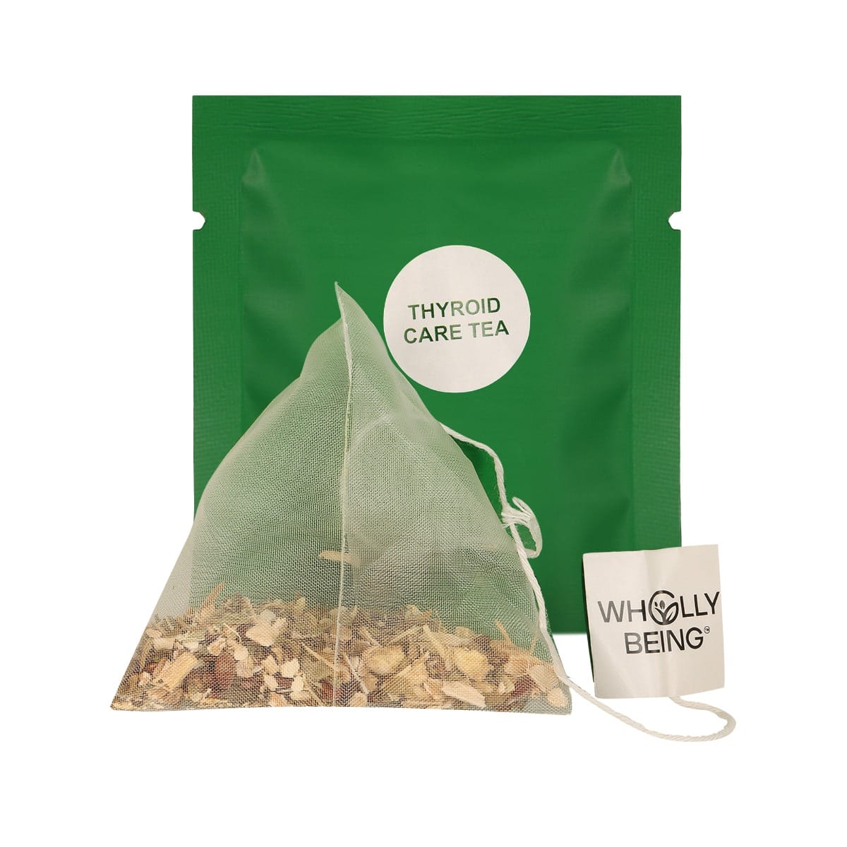 Wholly Being Thyroid Care Tea for Hypothyroidism with Kanchnar, Gotu ...