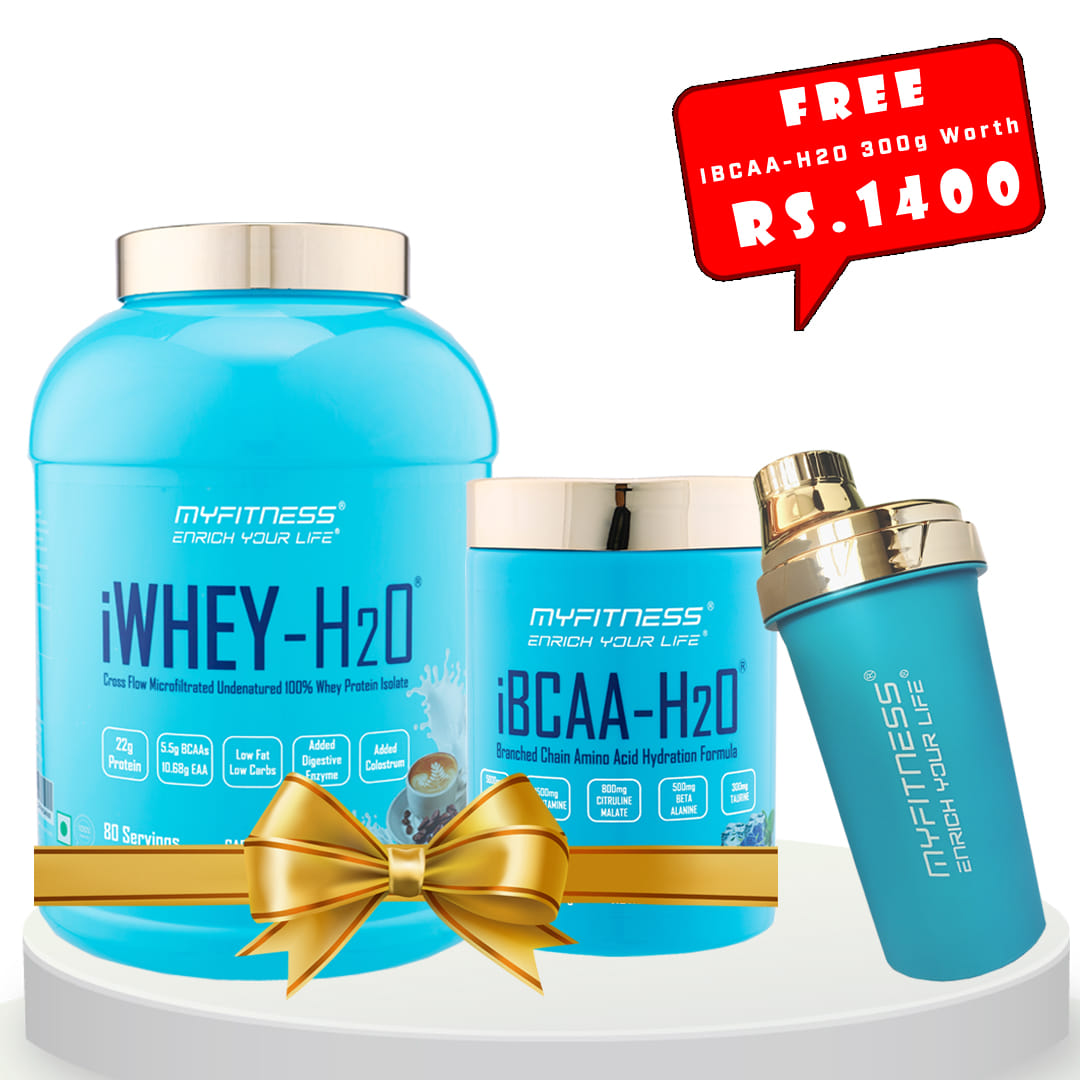 MYFITNESS iWHEY H2O Cafe Paradise + MYFITNESS iBCAA-H2O 30 Servings Icy Blue Raspberry + FREE SHAKER BOTTLE 650ml-image-42