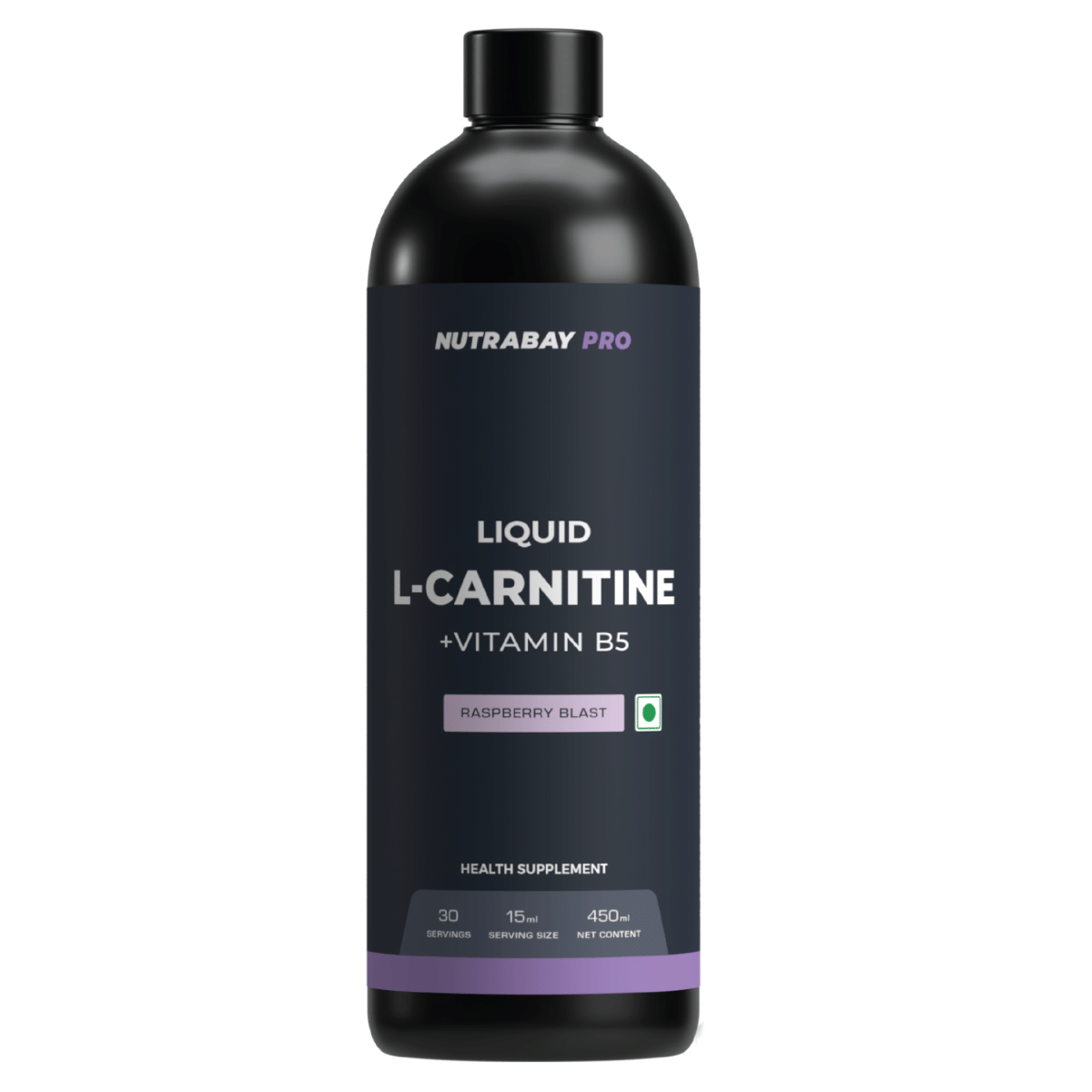 nb l carnitine Nutrabay Pro Liquid L-Carnitine With Vitamin B5 1500 mg L-CARNITINE, Sugar Free, Helps Convert Fat into Energy, Performance & Recovery, Pre & Post Workout Supplement for Men & Women 450 ml, Raspberry