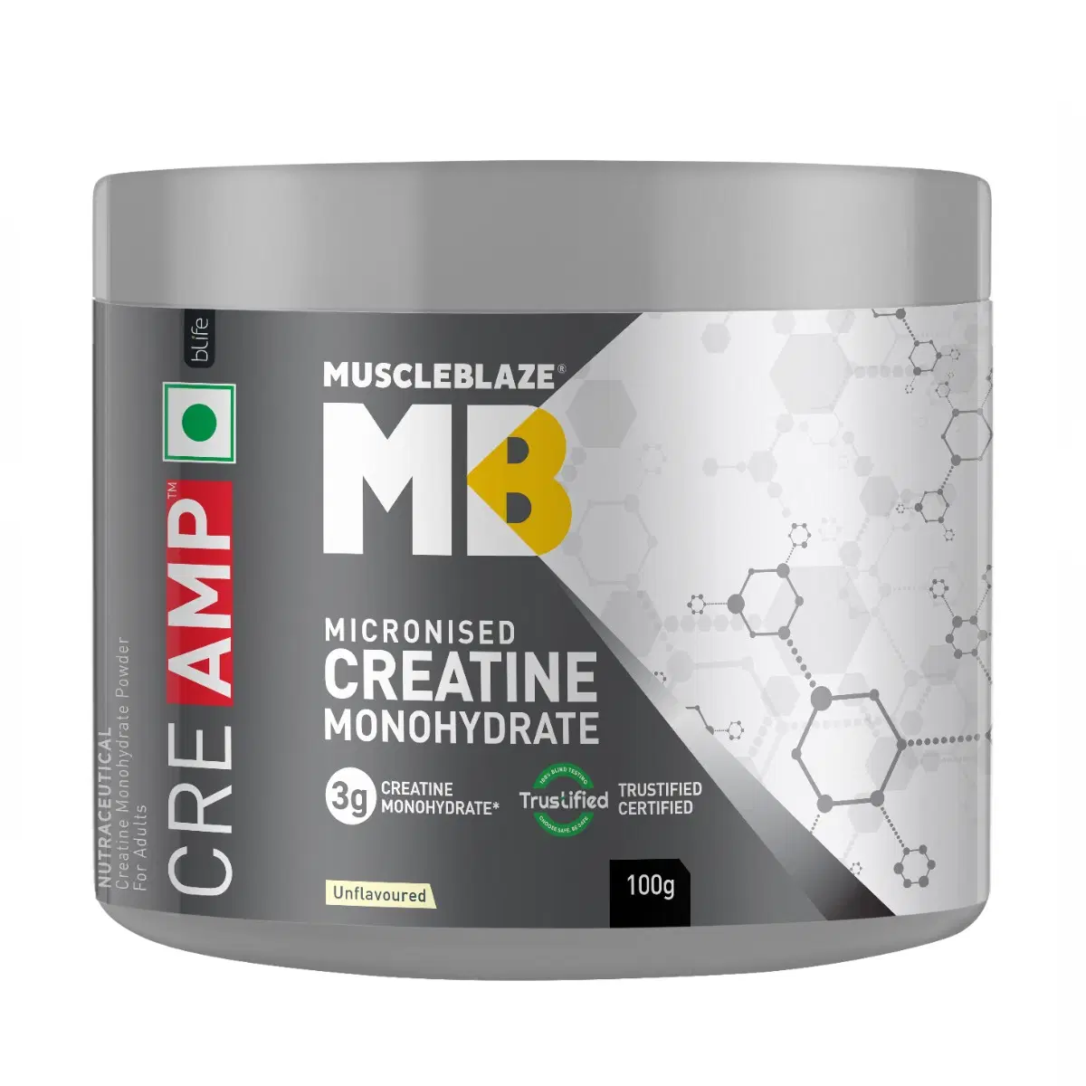 MuscleBlaze MB Creatine Monohydrate 100g Unflavoured
