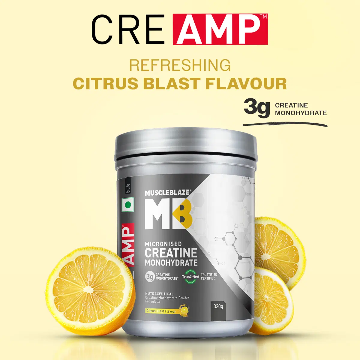 MuscleBlaze Creatine Monohydrate 320g - Image 14