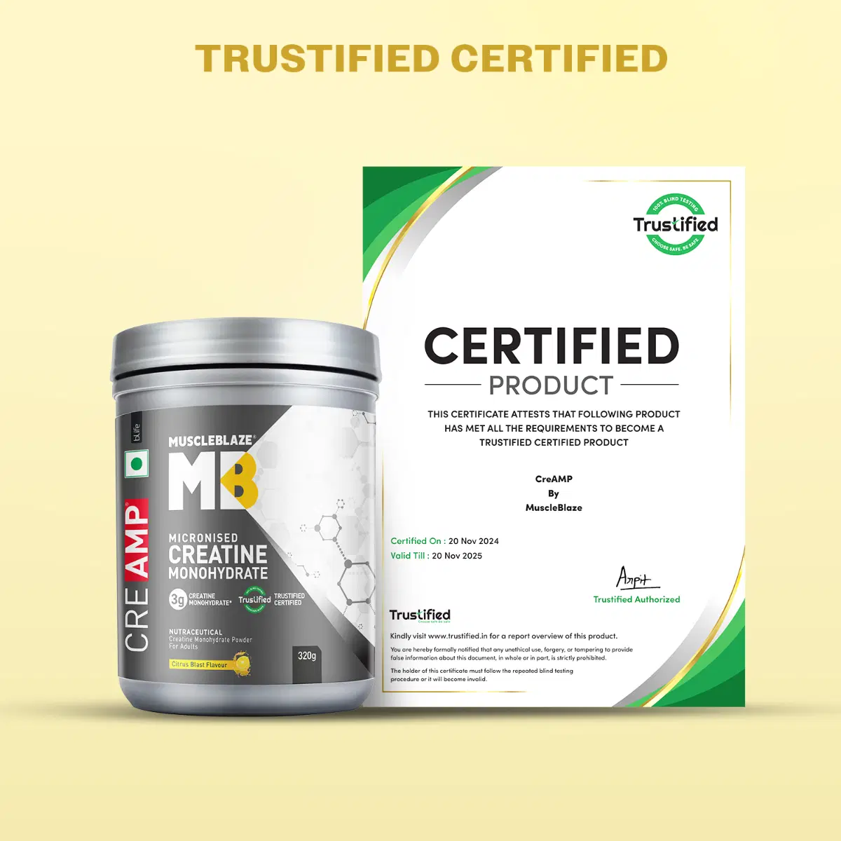 MuscleBlaze Creatine Monohydrate 320g - Image 7
