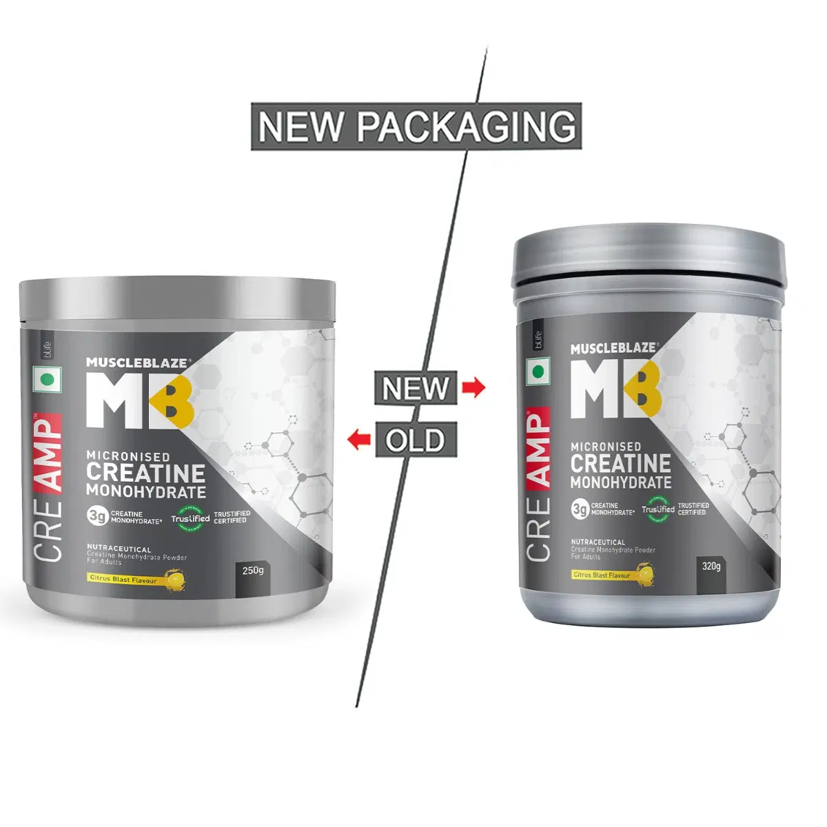 MuscleBlaze Creatine Monohydrate 320g - Image 2
