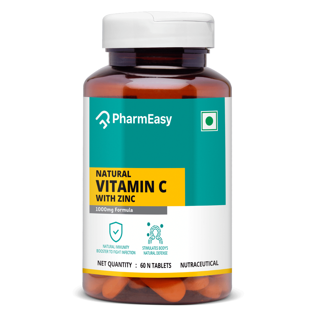 pharmeasy vitamin c 60 tab front