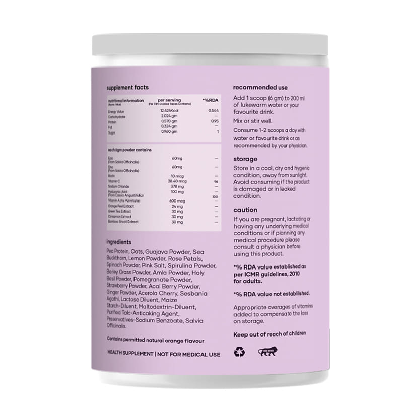 Saturn by GHC Plant Based Collagen Powder for Skin Nourishment and Hair ...