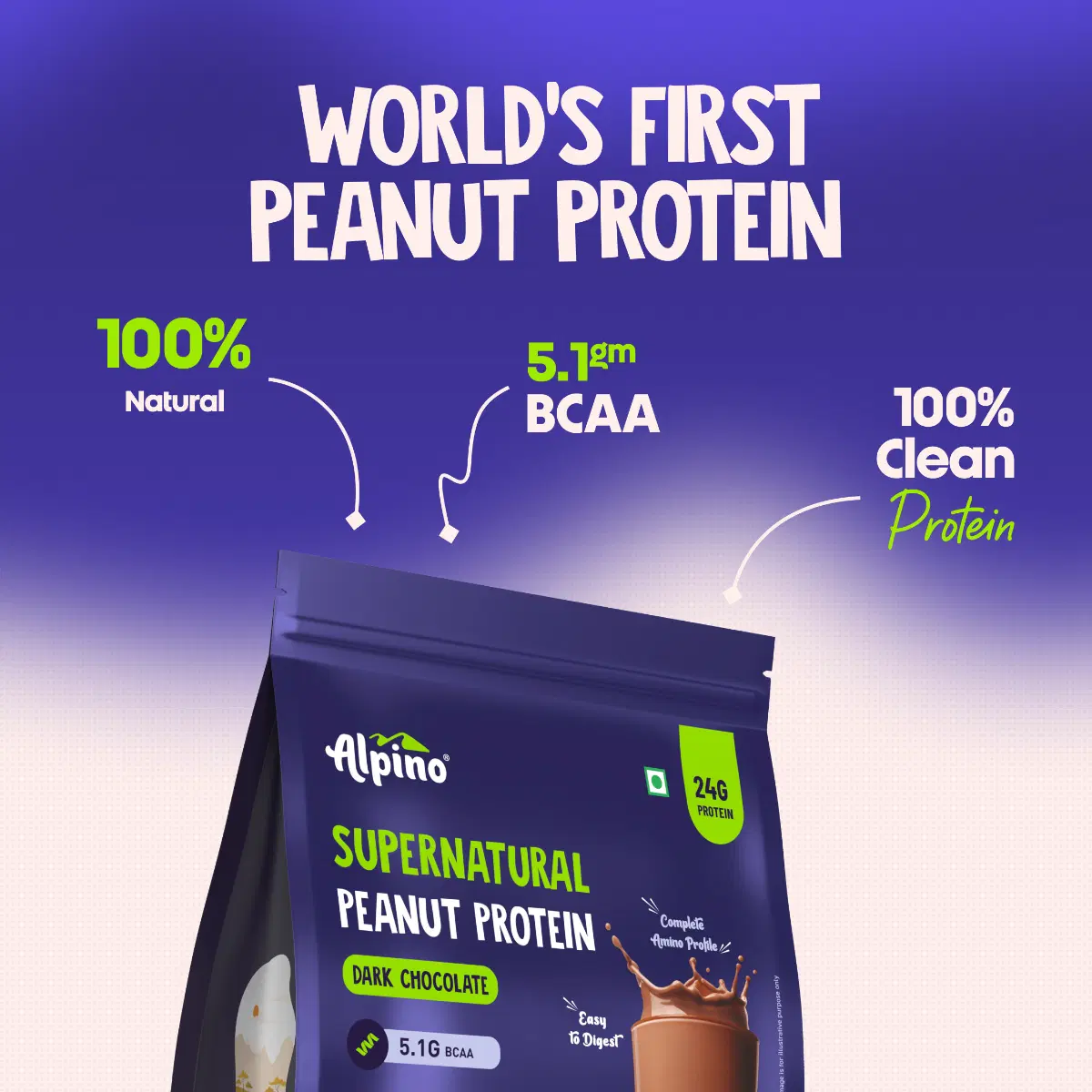 ALPINO 24g Protein Powder 1kg Dark Chocolate - Image 6