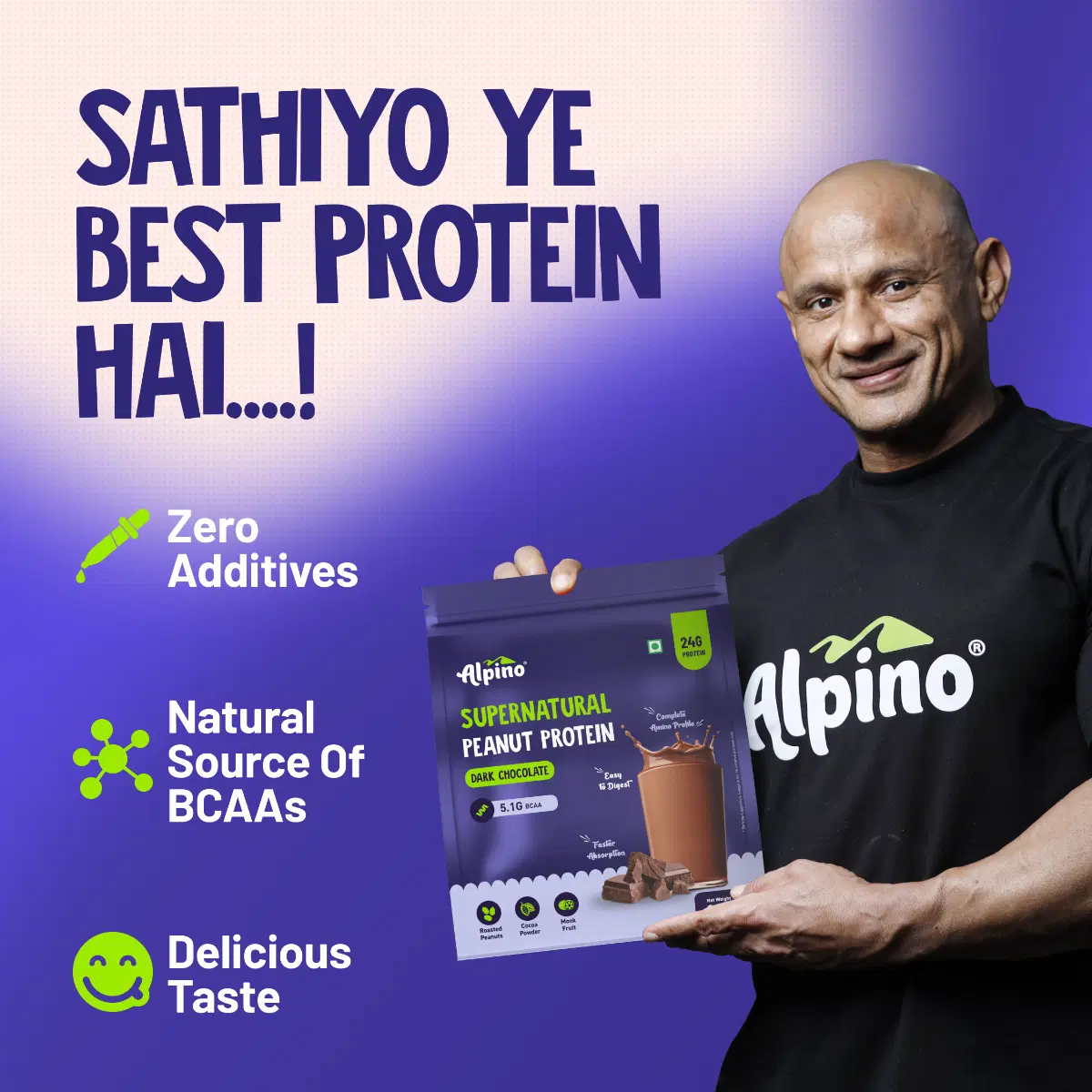 ALPINO 24g Protein Powder 1kg Dark Chocolate - Image 15