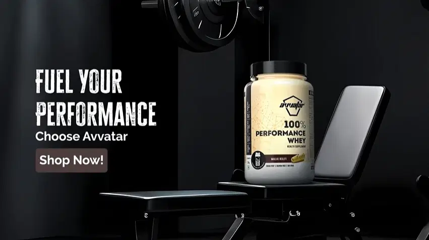 Avvatar Performance Whey Protein 1kg Malai Kulfi - Image 6