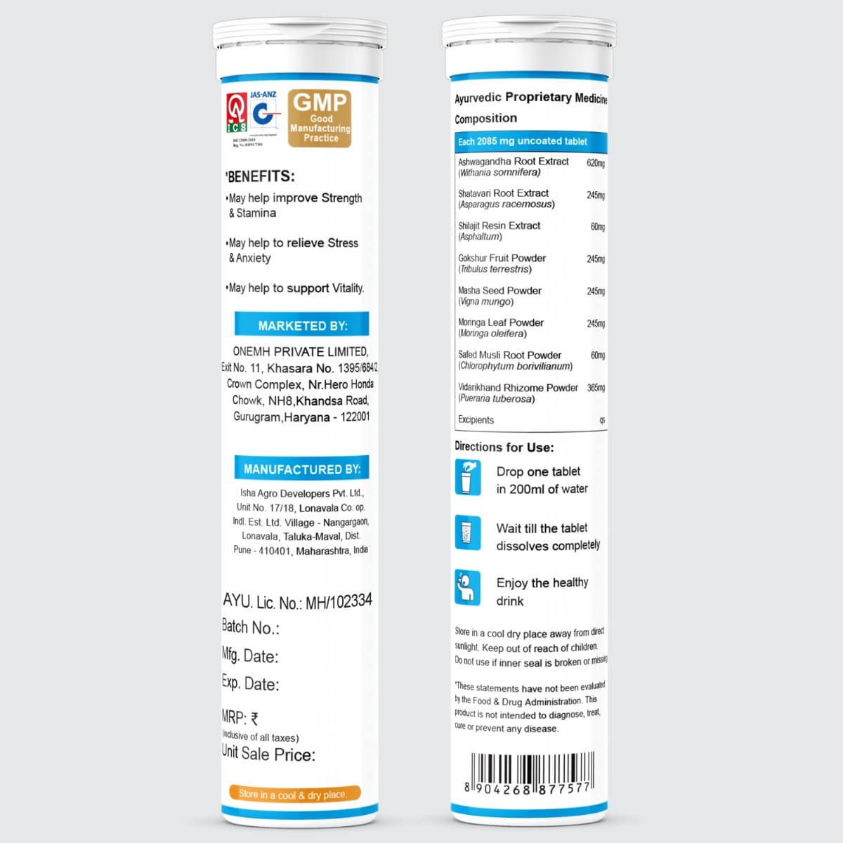 Dr Mantra Vita Pro ET Eff 15 Tablets