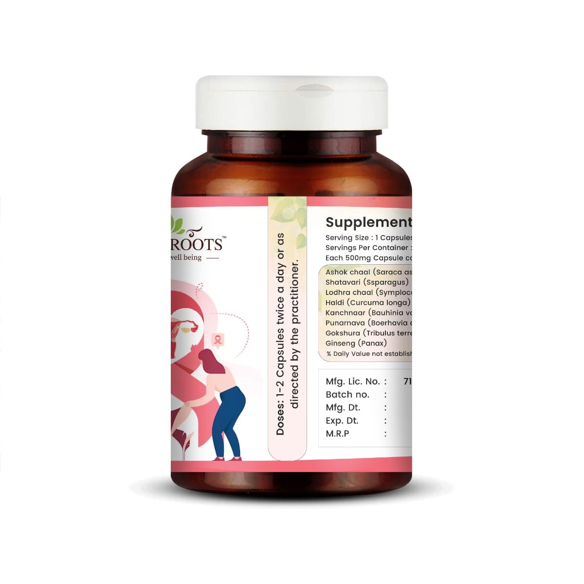 Vedikroots PCOS PCOD Ayurvedic Supplements For Women | Regulate ...